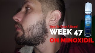 Minoxidil Beard  Week 47  Minoxidil 5 for Beard Growth  Facialfuzzfridays [upl. by Justen]