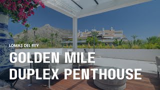 Beautiful duplex penthouse in the exclusive community of Lomas del Rey Marbella [upl. by Hanway]