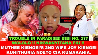 TROUBLE IN PARADISE BIBI NO 3 TENA MUTHEE KIENGEIS 2ND WIFE KUGEGIA ANDU AFTER REVEALING THIS [upl. by Airotkiv]