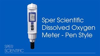 Sper Scientific Dissolved Oxygen Meter  Pen Style [upl. by Ninel]