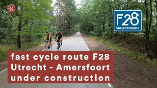 The F28 cycle route under construction [upl. by Brozak154]