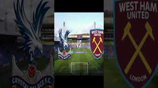 Crystal Palace vs West Ham prediction premierleague crystalpalace westham [upl. by Judsen]