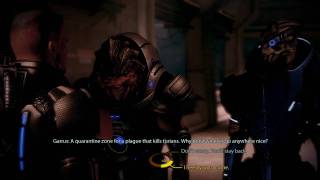 Mass Effect 2  Aliens and the Quarantine Zone Hidden Dialogue [upl. by Teriann746]