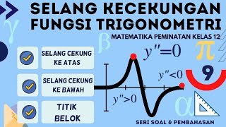 Selang Kecekungan dan Titik Belok Fungsi Trigonometri Matematika Peminatan Kelas 12 [upl. by Scevor]