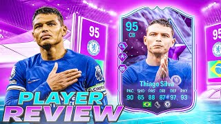 🤯95 END OF AN ERA THIAGO SILVA SBC PLAYER REVIEW  EA FC 24 ULTIMATE TEAM [upl. by Wallach]