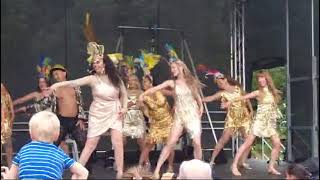 Marta Scott Dance Company Spicy Margarita Cha Cha Cha at Summer Fiesta 2024 [upl. by Amsed]