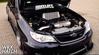 EPIC TURBO SOUNDS  2013 WRX Hatch [upl. by Thayer]