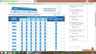 CRONOGRAMA SUNAT EN EXCEL AUTOMATICO CON FORMULAS [upl. by Gnos]