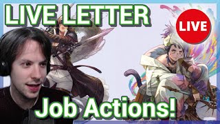 LIVE FFXIV Dawntrail JOB ACTIONS Live Letter Reaction [upl. by Oiramrej]