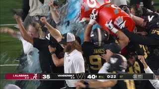 VANDERBILT 1000 UPSETS NO 1 ALABAMA IN WEEK 6 😱  ESPN BET [upl. by Sauers]