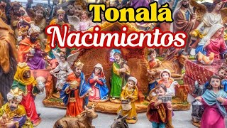 Recorriendo Tianguis Navideño de Tonalá Jalisco 2023  Nacimientos Artesanias Historia [upl. by Qiratla]