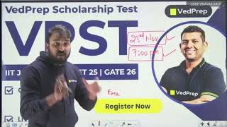 VedPrep Scholarship Test  Offline amp Live Batch  IIT JAM 26  CSIR NET 25  GATE 26  Chem Academy [upl. by Simons]