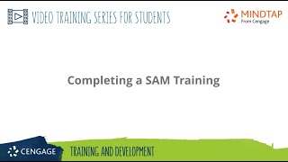 SAM App Completing a SAM Training [upl. by Neram]