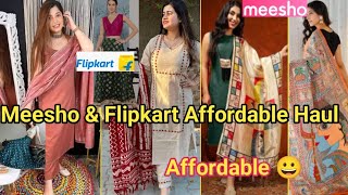 Meesho Haul  Flipkart kurta sets Haul Flipkart Affordable LehengaSkirtBlouseKurta Sets 💃Meesho [upl. by Yeclehc]