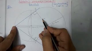 Chapter 11 Exercise 112 Q1 Constructions of Maths class 10 NCERT [upl. by Chan]