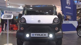 Aixam eTruck Fourgon 2019 Exterior and Interior [upl. by Atnaloj]