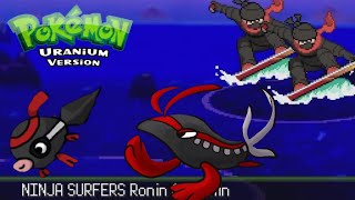 Facing Off Against Surf Ninjas l Pokémon Uranium [upl. by Ykcir]