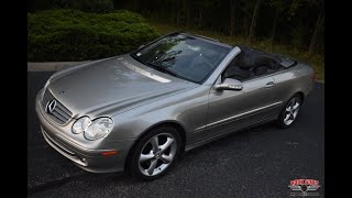 32 Liter V6 Powered 2005 Mercedes Benz CLK320 Convertible Test Drive [upl. by Erdnaid]