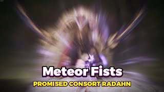 Meteor Fists Vs Consort Radahn  No Hit Elden Ring [upl. by Edurtreg]