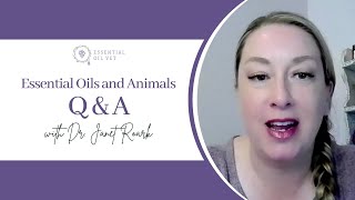 Essential Oil Vet Q amp A  Dr Janet Roark 2024310 [upl. by Waterman]