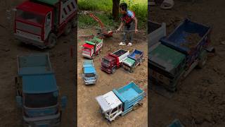 Meeting RC Truck Kamaz Nissan Hino Hyundai Hitachi vehicles RC trucks construction rc [upl. by Innoc135]