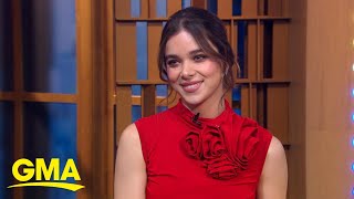 Hailee Steinfeld talks new movie SpiderMan Across the SpiderVerse l GMA [upl. by Nirac]