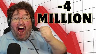 Boogie2988 KEeps Losing Subs 4 MIllion Subs TWICE [upl. by Ahcsim]