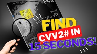 CVV2 Number on Debit Card  Credit Cards for Beginners ✅ [upl. by Enitsirhk739]