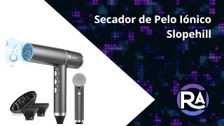 Opinión sobre el Secador de Pelo Iónico Slopehill de Amazon [upl. by Necaj]