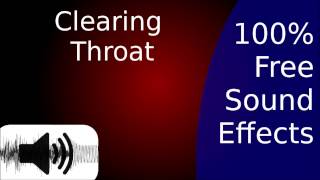 Clearing Throat Sound Effect SFX [upl. by Leigh53]