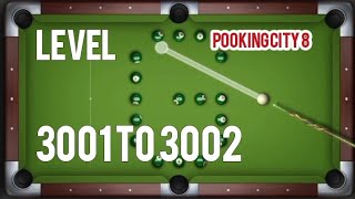 Pooking  Billiards City l Level 3001 To 3002 ll [upl. by Anelem]