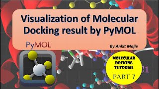 Visualization of Molecular Docking result by PyMOL  Molecular Docking tutorial  Part 7 [upl. by Hylton]