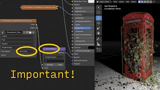 Blender 3x Correctly Using AO Albedo Normal Metallic Roughness Maps 2 minute tutorial [upl. by Leahcimauhsoj]