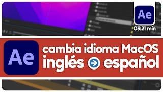 Cómo cambiar idioma en After Effects Tutorial rápida y sencilla [upl. by Benjamin168]