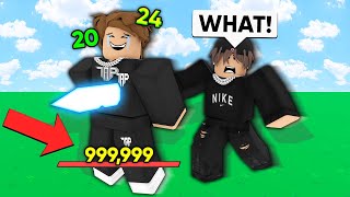 I Secretly CHEATED Using INFINITE HEALTH Roblox Bedwars [upl. by Yrdua]