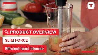 Slim Force highly ergonomic amp efficient hand blender  Tefal [upl. by Joshua]