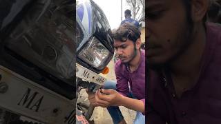 Gadi ka light toot gya  kya hoga busy insaan ka 🤦‍♂️  vlogs vloggers viralshorts [upl. by Maryn]