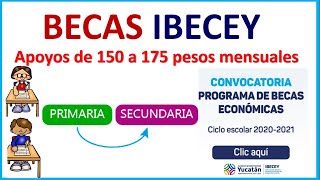 🥇 Becas IBECEY Programa de Becas Económicas 20222023 Apoyo de becas para Primaria y Secundaria 🥇 [upl. by Annil442]