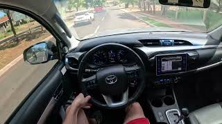 ACELERANDO UMA HILUX 2017 FLEX  ANDA BEM [upl. by Swain]