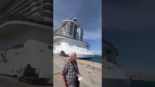 MSC SEASIDE cruiseline lifeonboard msccruiseline travel msccruises cruiseship travel [upl. by Ikcir752]