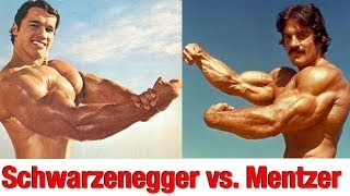 Arnold Schwarzenegger vs Mike Mentzer  Training Ernährung amp Supplemente [upl. by Basso]