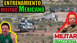 MILITAR COLOMBIANO reacción al Adiestramiento MEXICANO de la GUARDIA NACIONAL contra los cárteles [upl. by Ardeed]