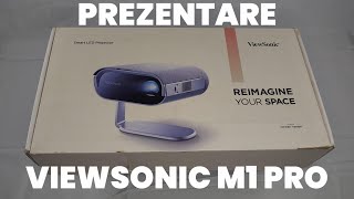 ViewSonic Portable Smart LED Projector M1 Pro  Prezentare  MovieNewsro [upl. by Teagan949]