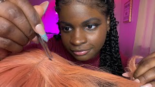 ASMR Scalp Check 🔍 Plucking Scratching amp Brushing [upl. by Aerdua]