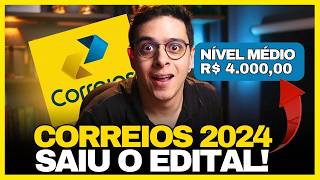 CONCURSO CORREIOS 2024 l ANÁLISE OBJETIVA DO EDITAL [upl. by Pearlman]