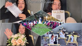 Vlog da organização do meu Casamento [upl. by Aridatha]