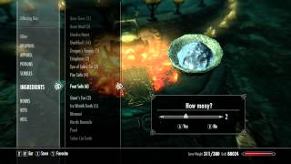 Skyrim  Atronach Forge Tutorials  Spell Tome Conjure Frost Atronach [upl. by Wilen]