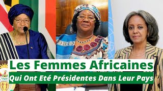 Les Femmes Africaines Qui Ont Eté Présidentes Dans Leur Pays [upl. by Marden]