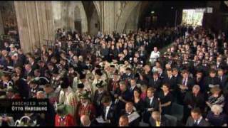 Otto Habsburg  Das Requiem  Begräbnismesse Stephansdom in Wien  1672011 [upl. by Dorthea925]