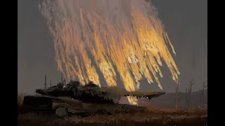 Quick 30 MINUTE TANK Art Study 🪖 artstudy [upl. by Garneau]